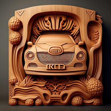 3D модель Kia Pride (STL)